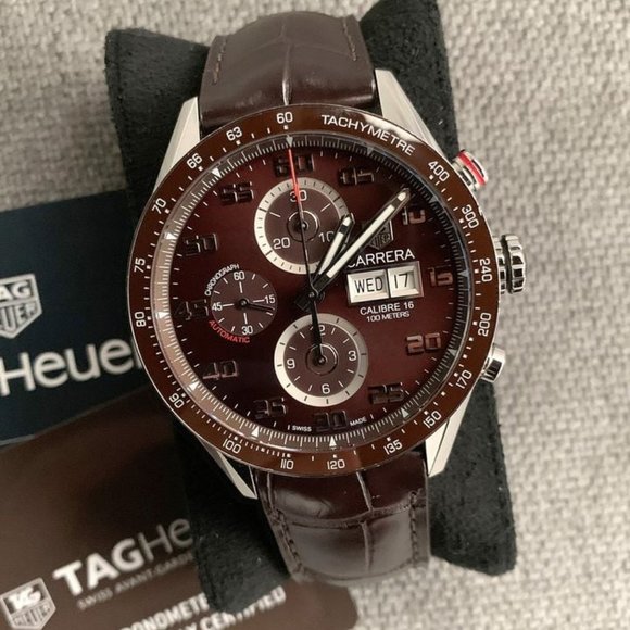 TAG Heuer Carrera Calibre 16 Chronograph // NEW main image 6